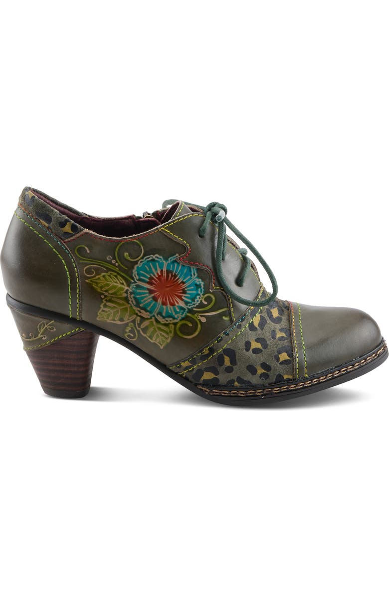 L'Artiste by Spring Step Hunteera Pump, Alternate, color, Olive Multi