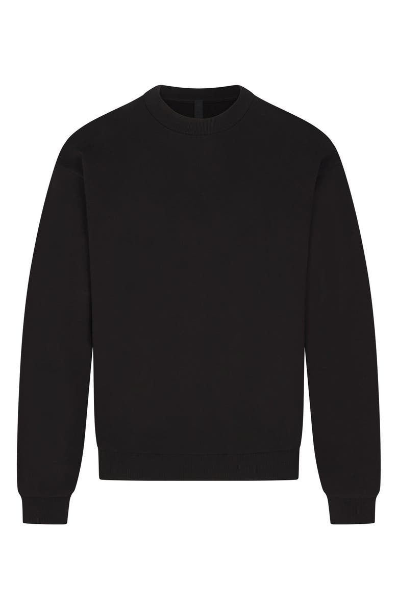 SKIMS Oversize Cotton Crewneck Sweatshirt, Alternate, color,