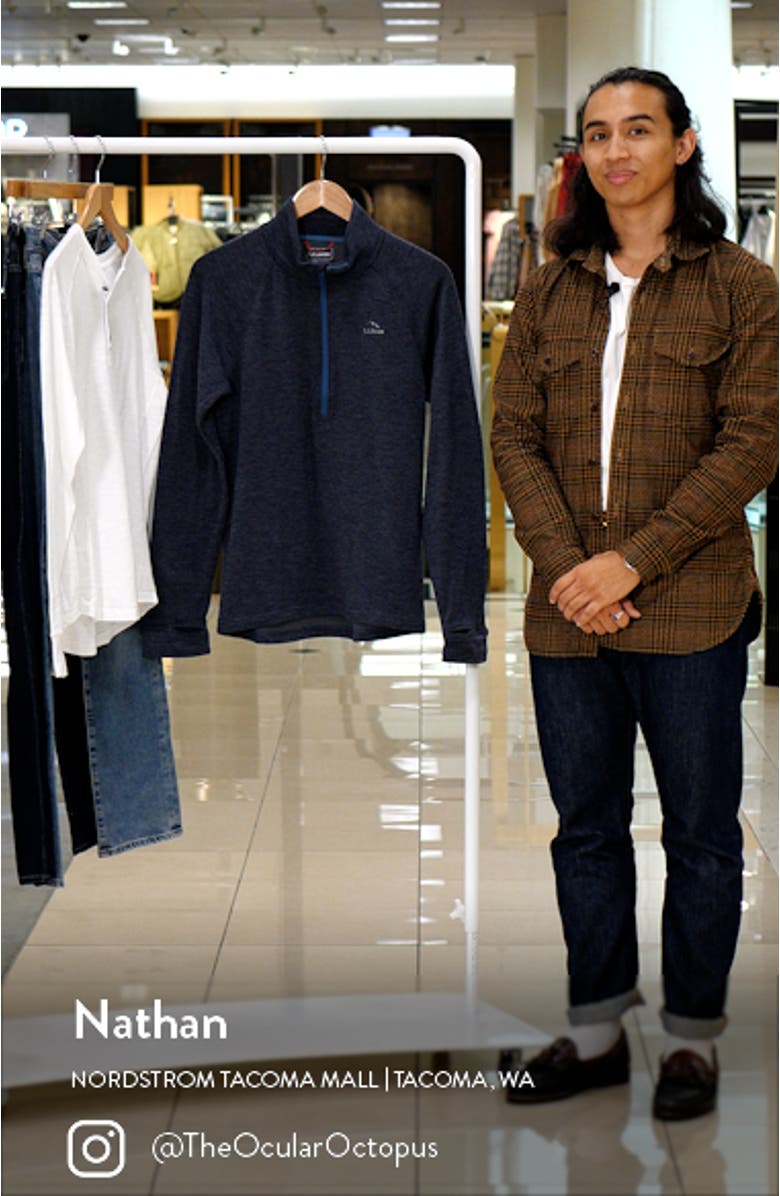 Adventure Grid Fleece Quarter Zip Pullover, sales video thumbnail