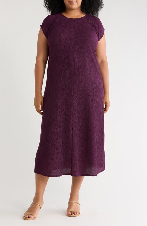 Round Neck Shift Dress