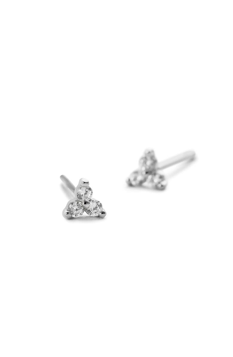 Ana Luisa Small Stud Earring - Zara, Alternate, color, Silver