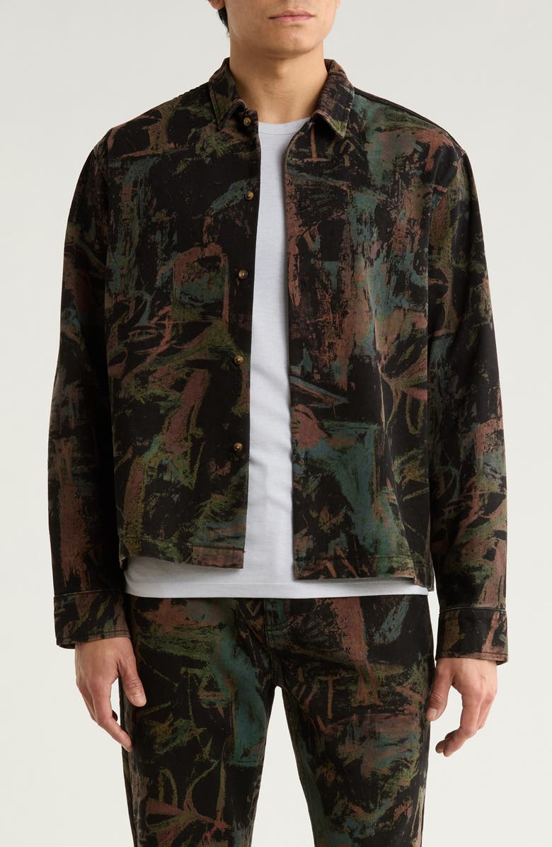 RIZORT Artist Jean Jacket, Main, color, Black