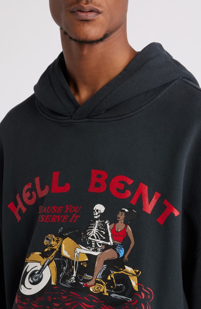 DIET STARTS MONDAY Hell Bent Graphic Hoodie, Alternate, color, 