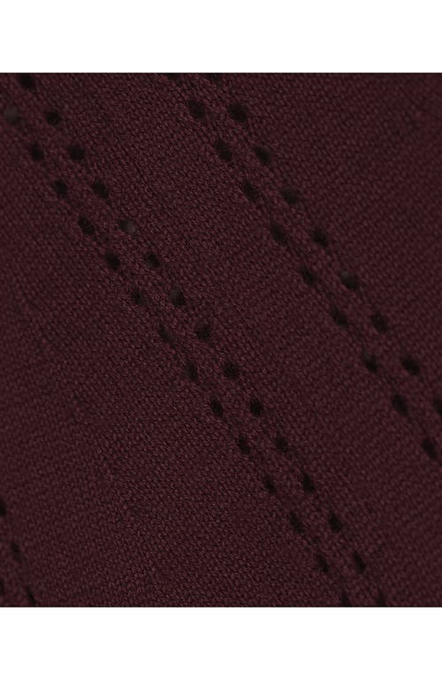 Lands' End Fine Gauge Cotton Fit And Flare Sweater Dress In Brown