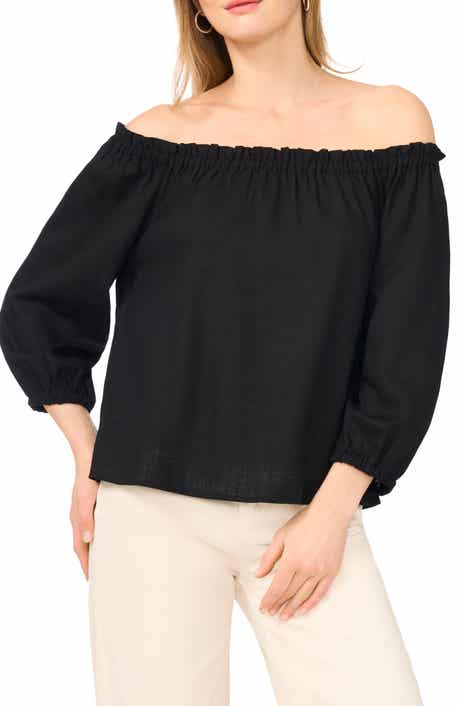 Vince Camuto Off the Shoulder Puff Sleeve Top