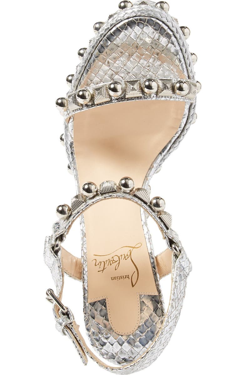 Christian Louboutin Cataconico Wedge Sandal, Alternate, color,