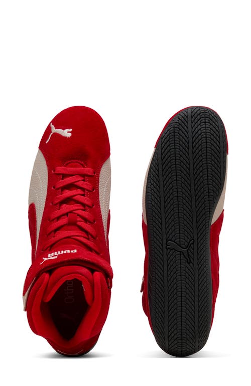 Puma Speedcat Mid Sneaker In For All Time Red-warm White