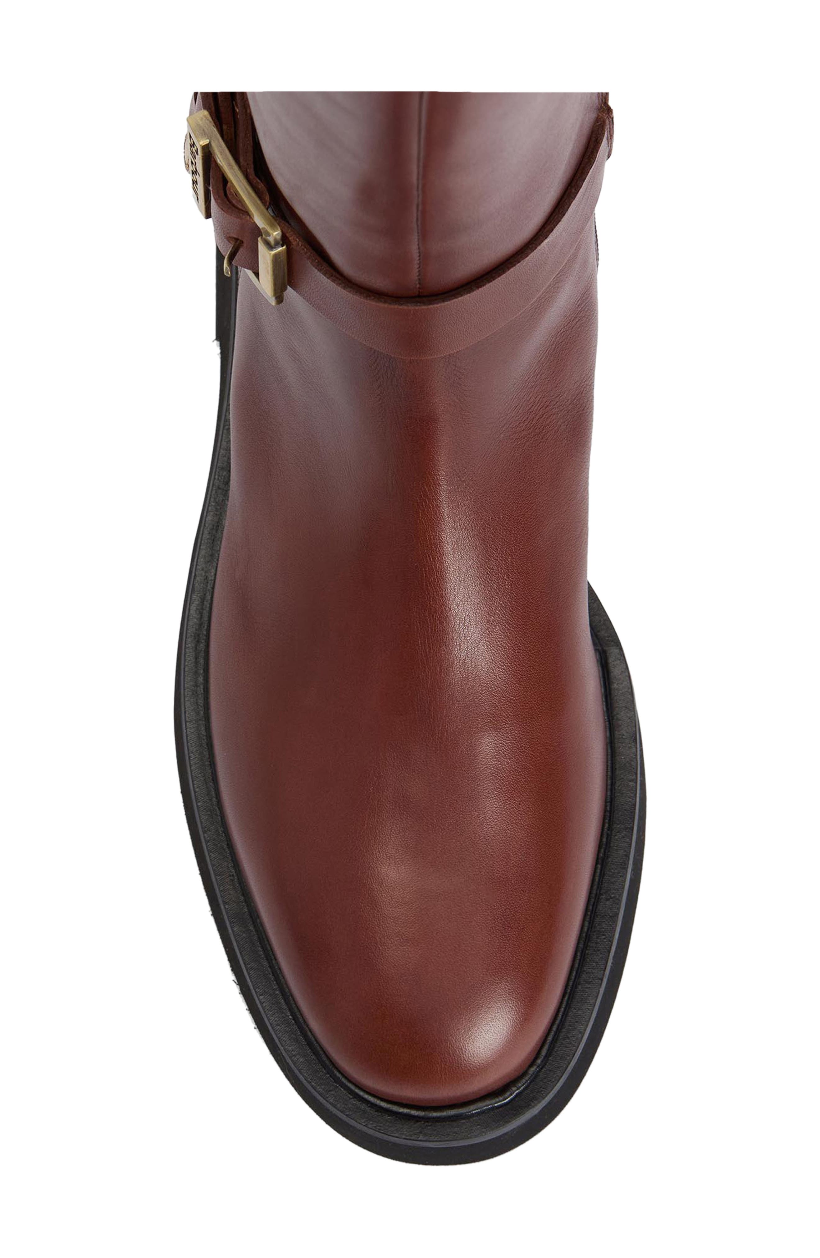 Theodora Knee High Boot, Alternate, color, CONKER