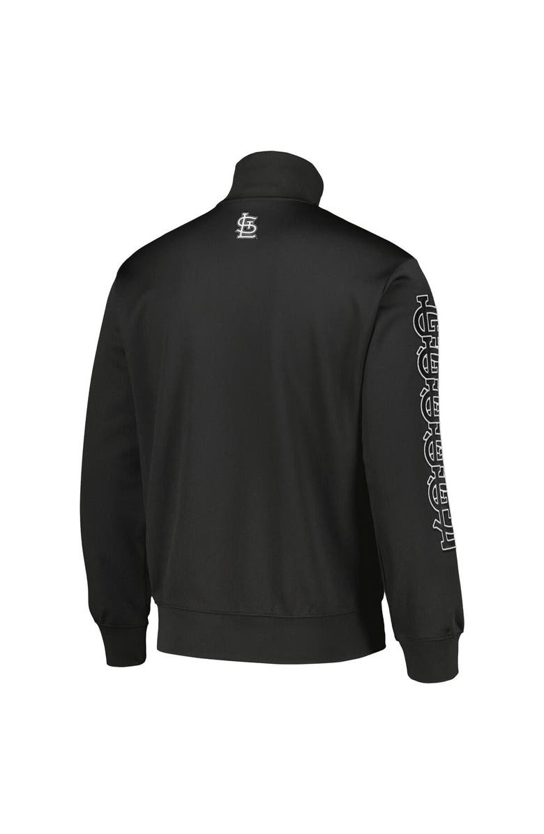 PLEASURES Men's PLEASURES Black St. Louis Cardinals Pitcher Full-Zip Track Jacket, Alternate, color, Black