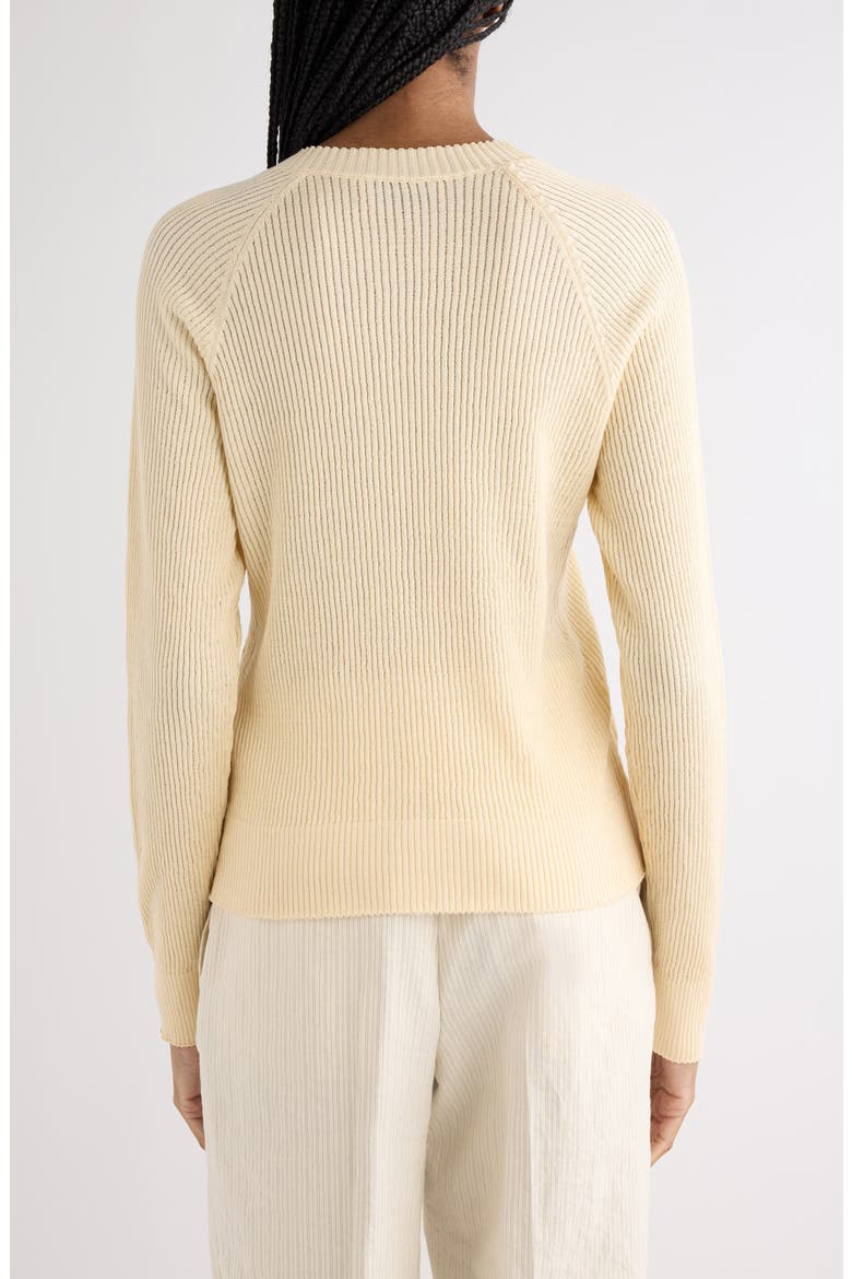 Tobinas Cotton Cardigan, Alternate, color, CREAM