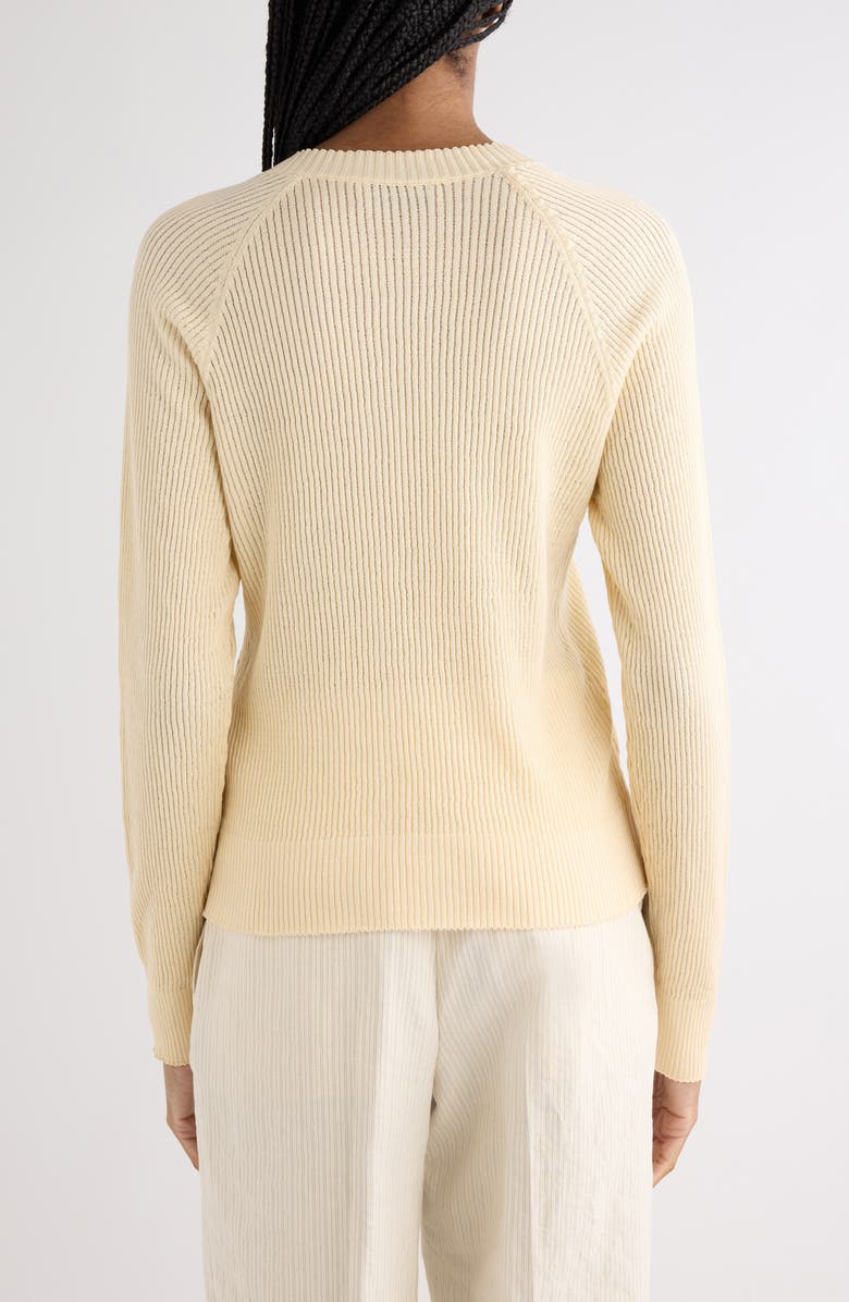 Dries Van Noten Tobinas Cotton Cardigan, Alternate, color, Cream