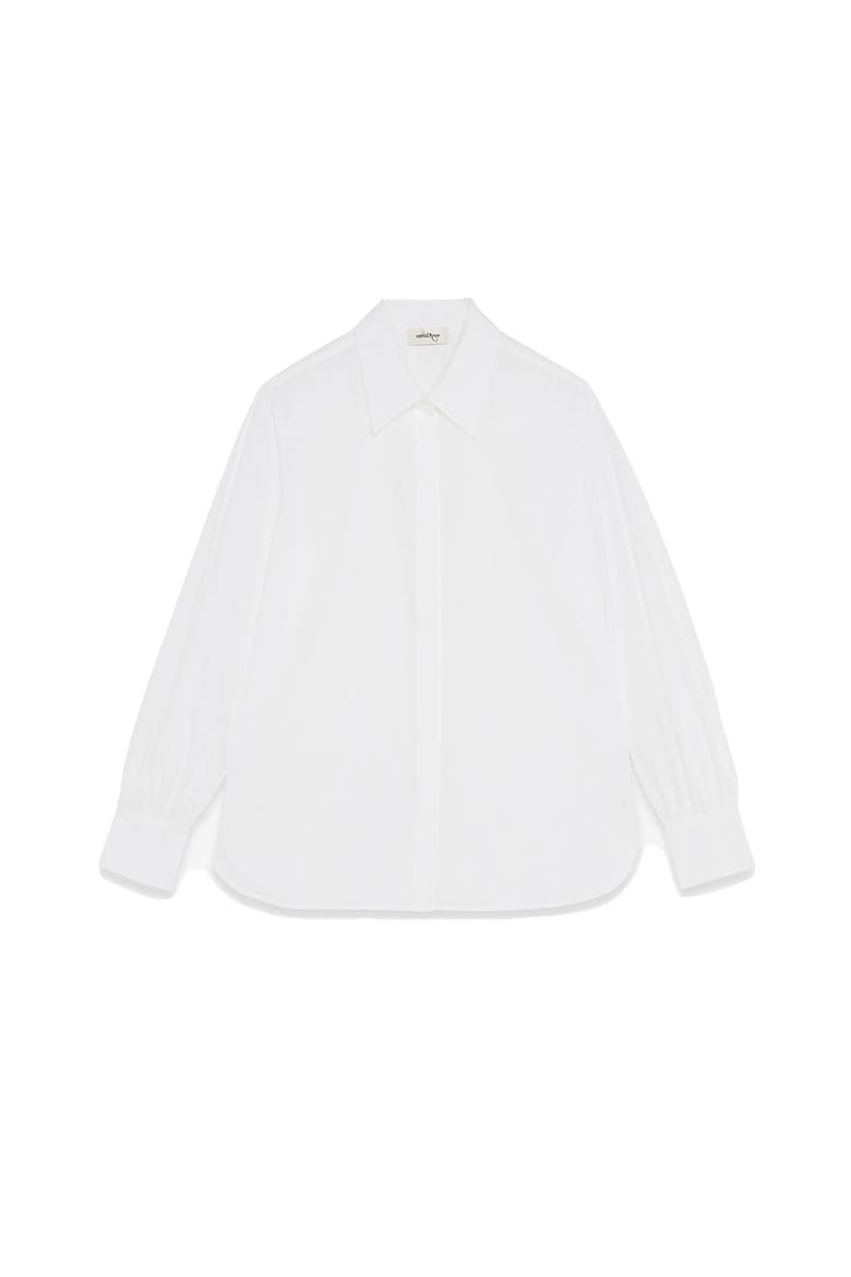 Poplin Shirt, Alternate, color, White