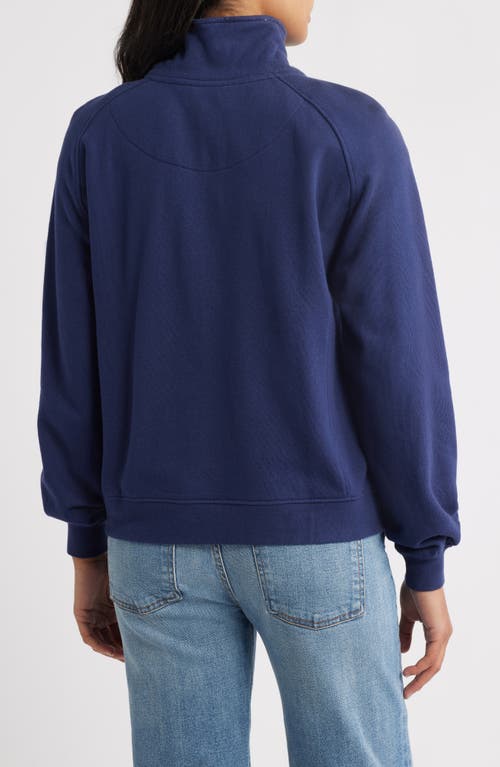 Hatley Mock Neck Pullover In Blue