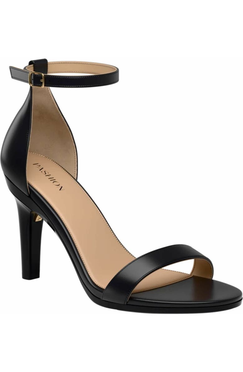 Pashion Footwear The Pashionista 4" Stiletto Heel, Main, color, Coal Leather