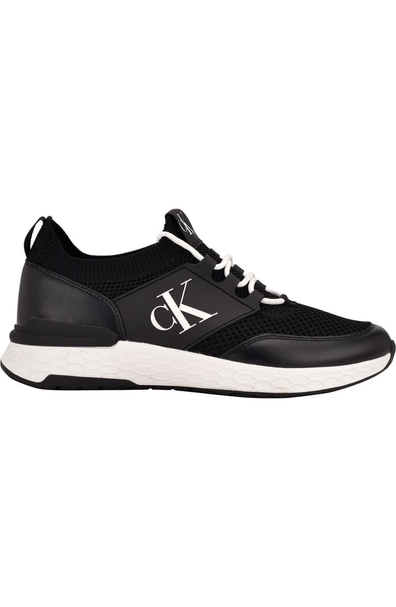 Calvin Klein Arnel Knit Upper Sneaker, Alternate, color,