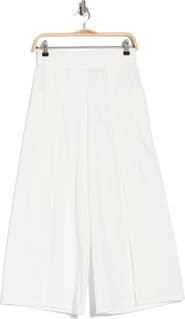 JASON WU Slit Front Poplin Wide Leg Pants