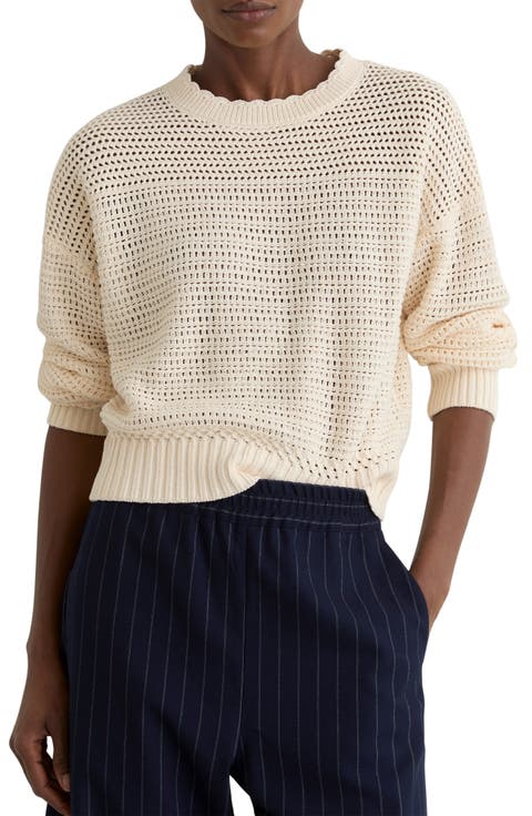 Bonnie Open Stitch Cotton Sweater