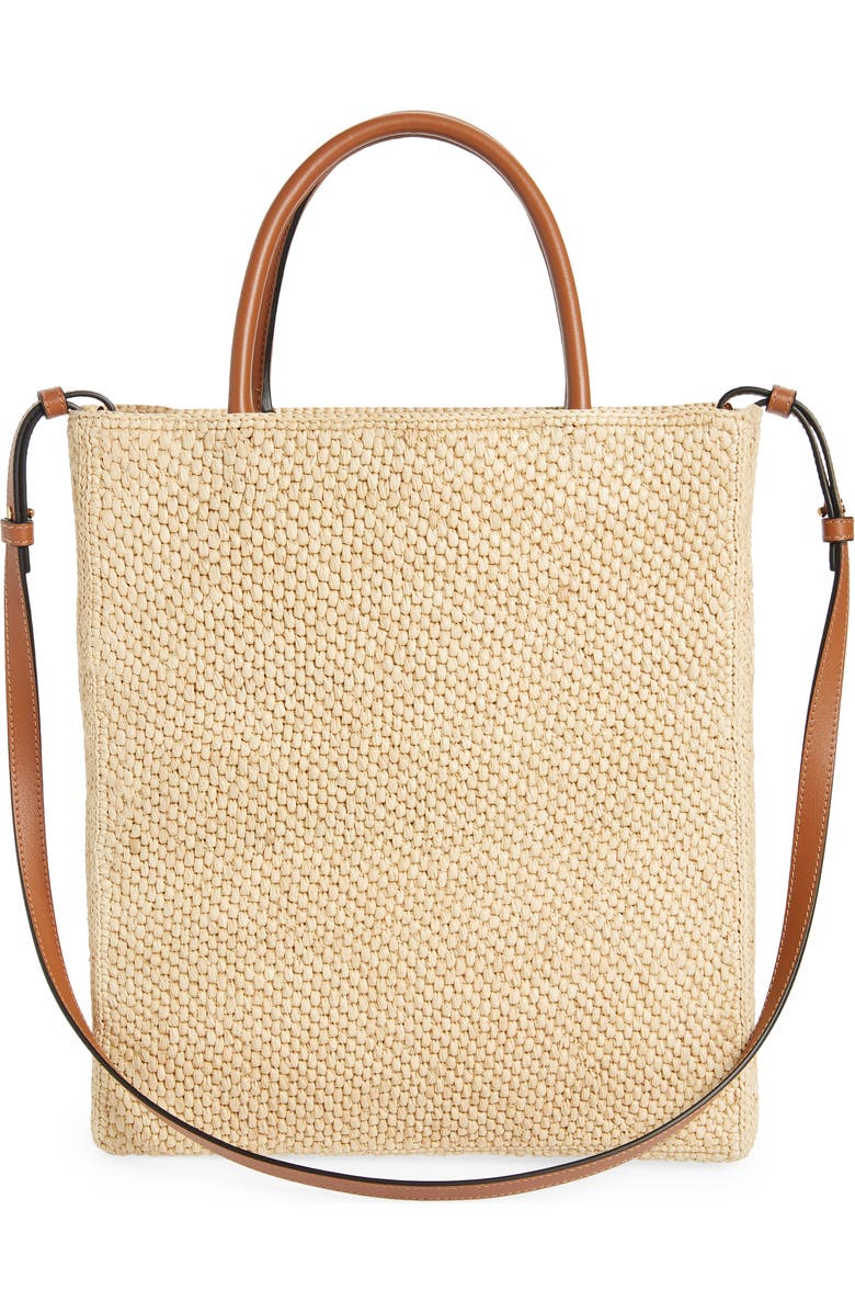 Loewe A4 Raffia Tote, Alternate, color,