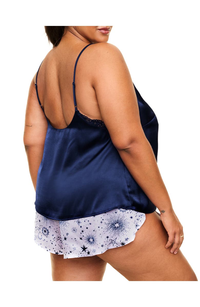 Adore Me Linny Pajama Cami & Shorts Set, Alternate, color, Novelty Purple
