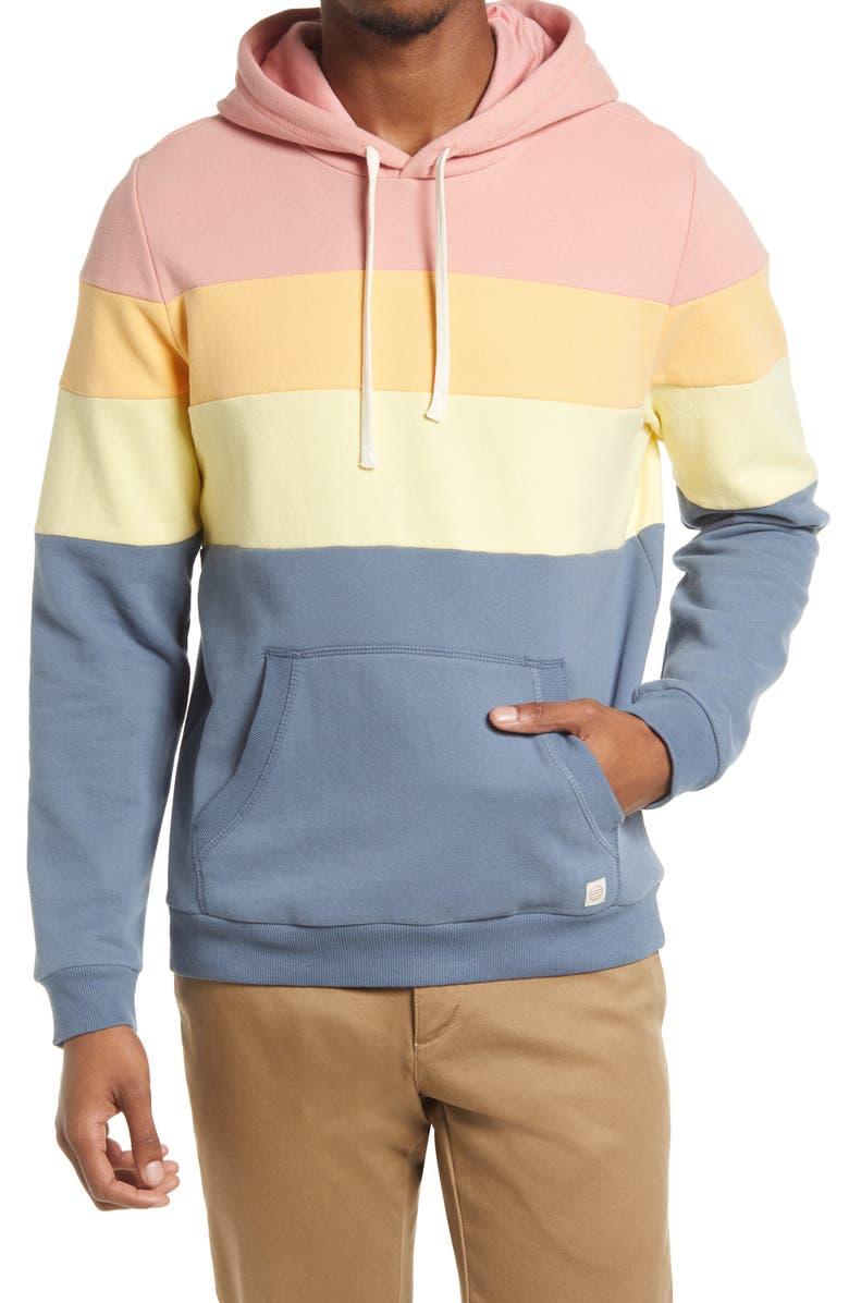 Marine Layer Men's Colorblock Pullover Hoodie, Main, color,