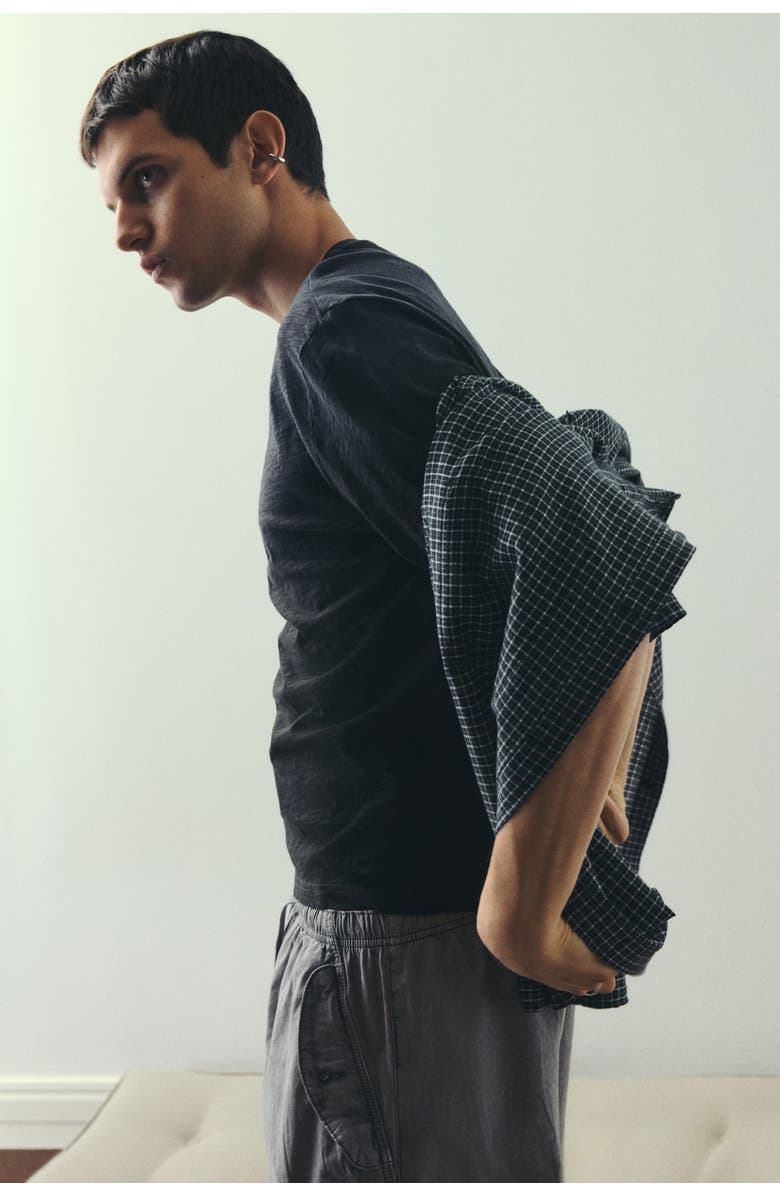 H&M Oversized-fit t-shirt, Alternate, color, Black