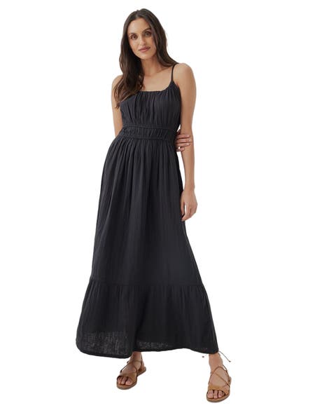 Organic Cotton Coastal Double Gauze Cami Maxi Dress
