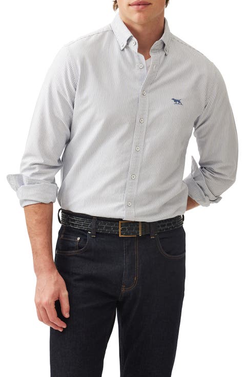 South Island Stripe Button-Up Shirt