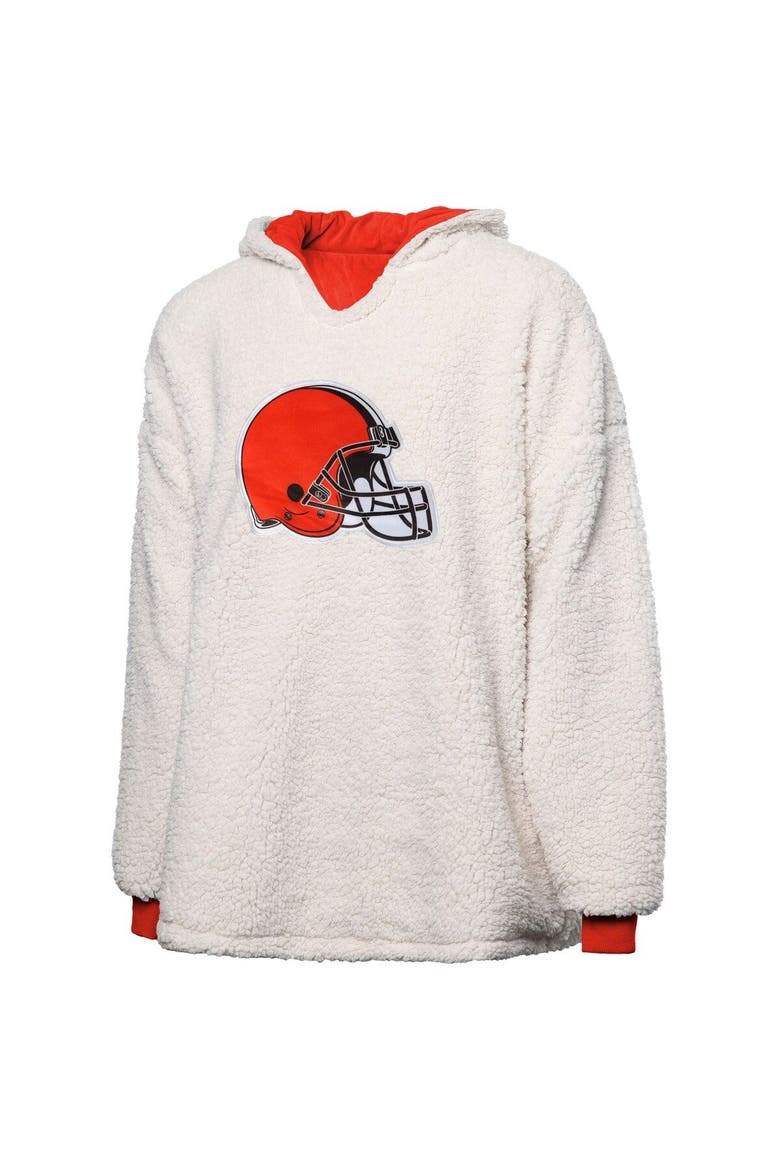 Cleveland Browns Repeat Print Reversible Hoodeez, Alternate, color, Orange