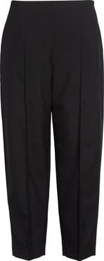 Marni Pintuck Tapered Straight Leg Virgin Wool Pants