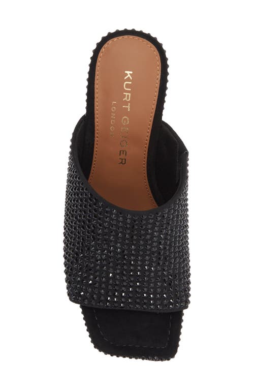 Kurt Geiger London Crystal High Mule In Gray
