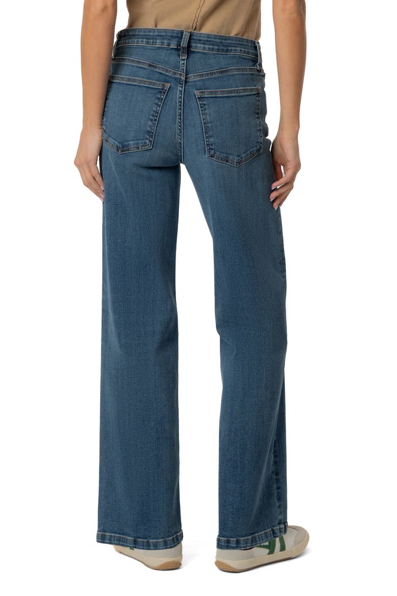 The Jean High Waist Wide Leg Jeans, Alternate, color, FORCE