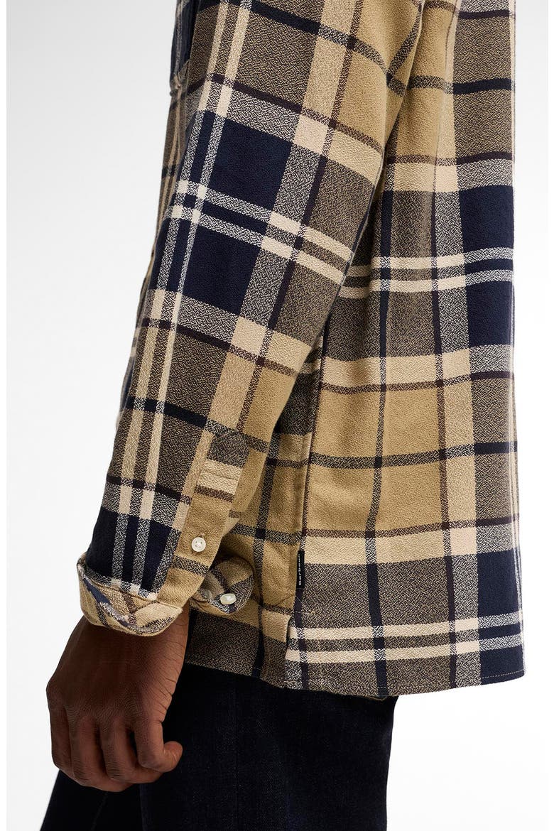 Bourne Relaxed Tartan Button Front Shirt, Alternate, color, BIRCHWOOD DRESS TARTAN