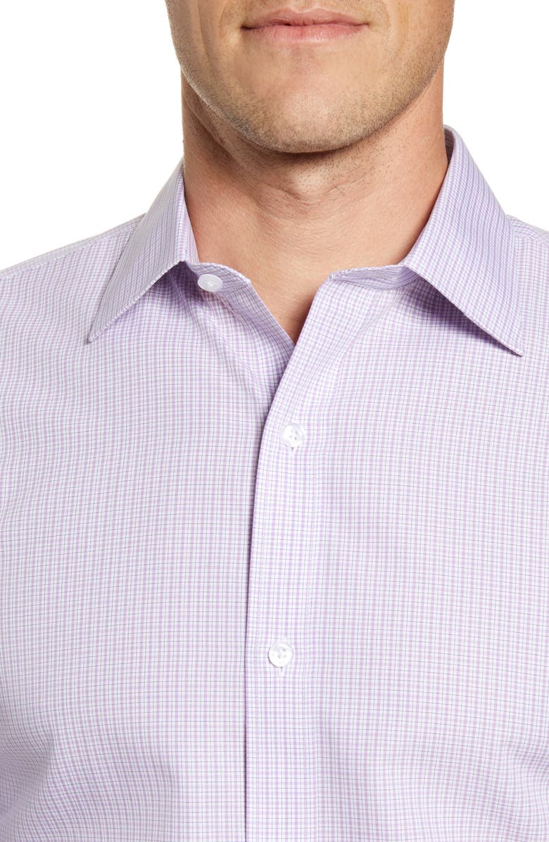 Bonobos Trim Fit Check Dress Shirt, Alternate, color,
