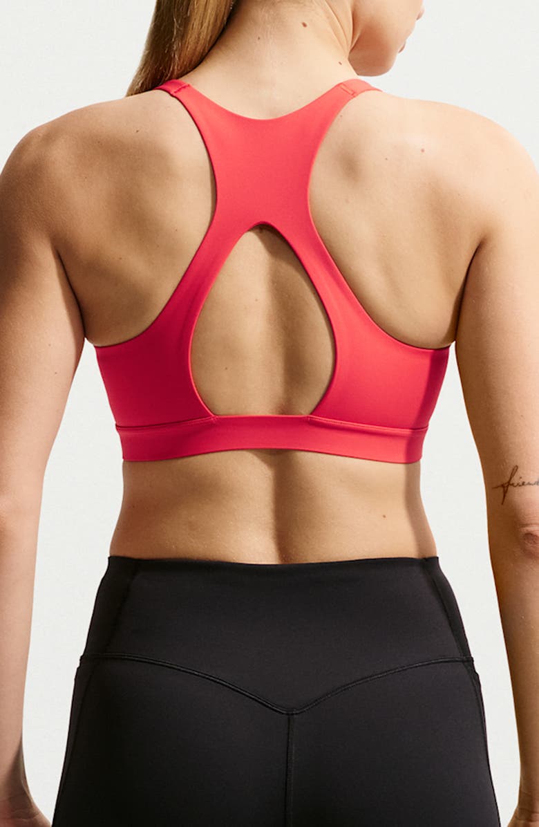 Nike Universa Dri-FIT Padded Sports Bra, Alternate, color, Light Crimson