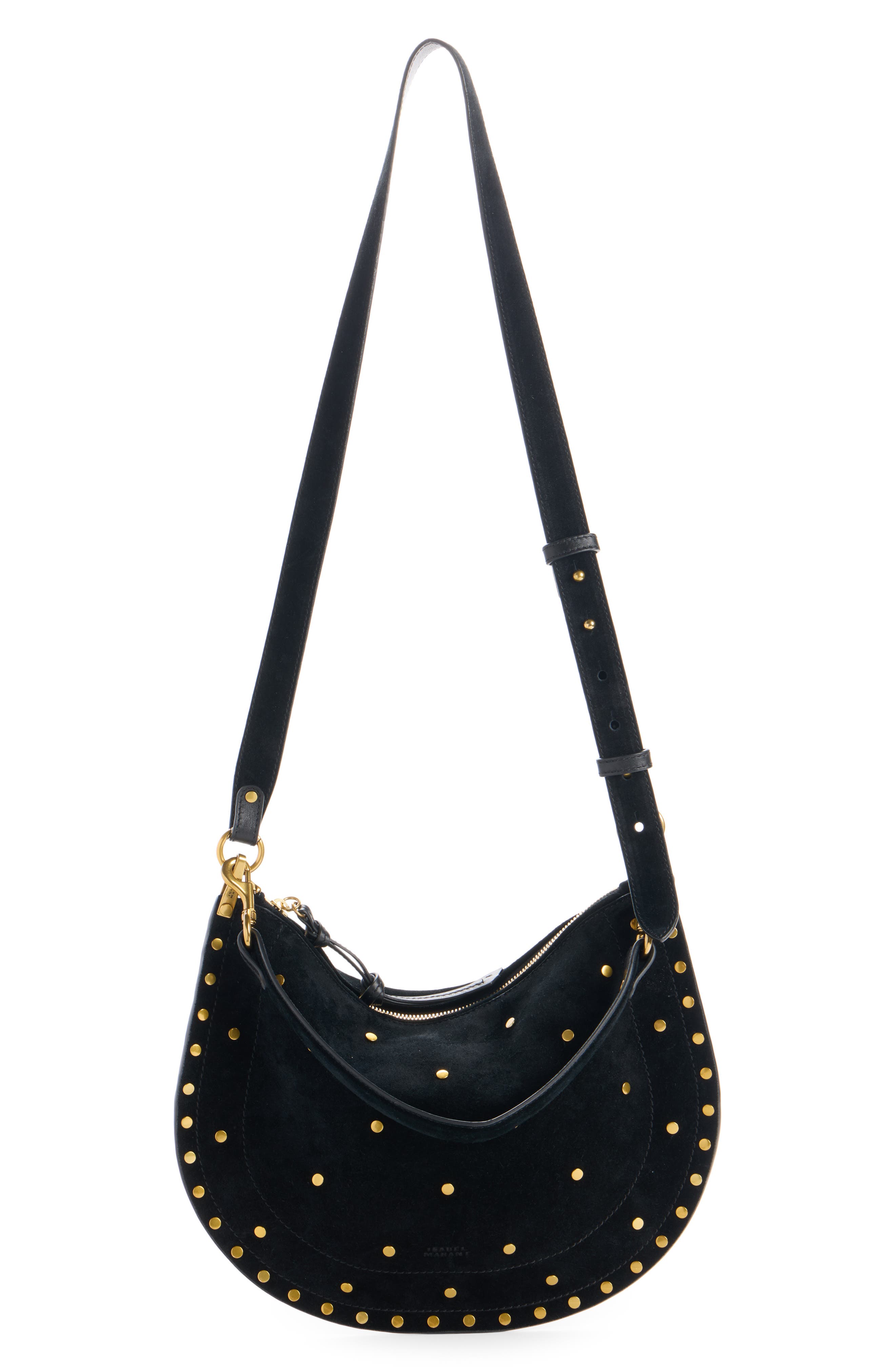 Isabel Marant Oskan Soft Zip Hobo Bag, Main, color, 