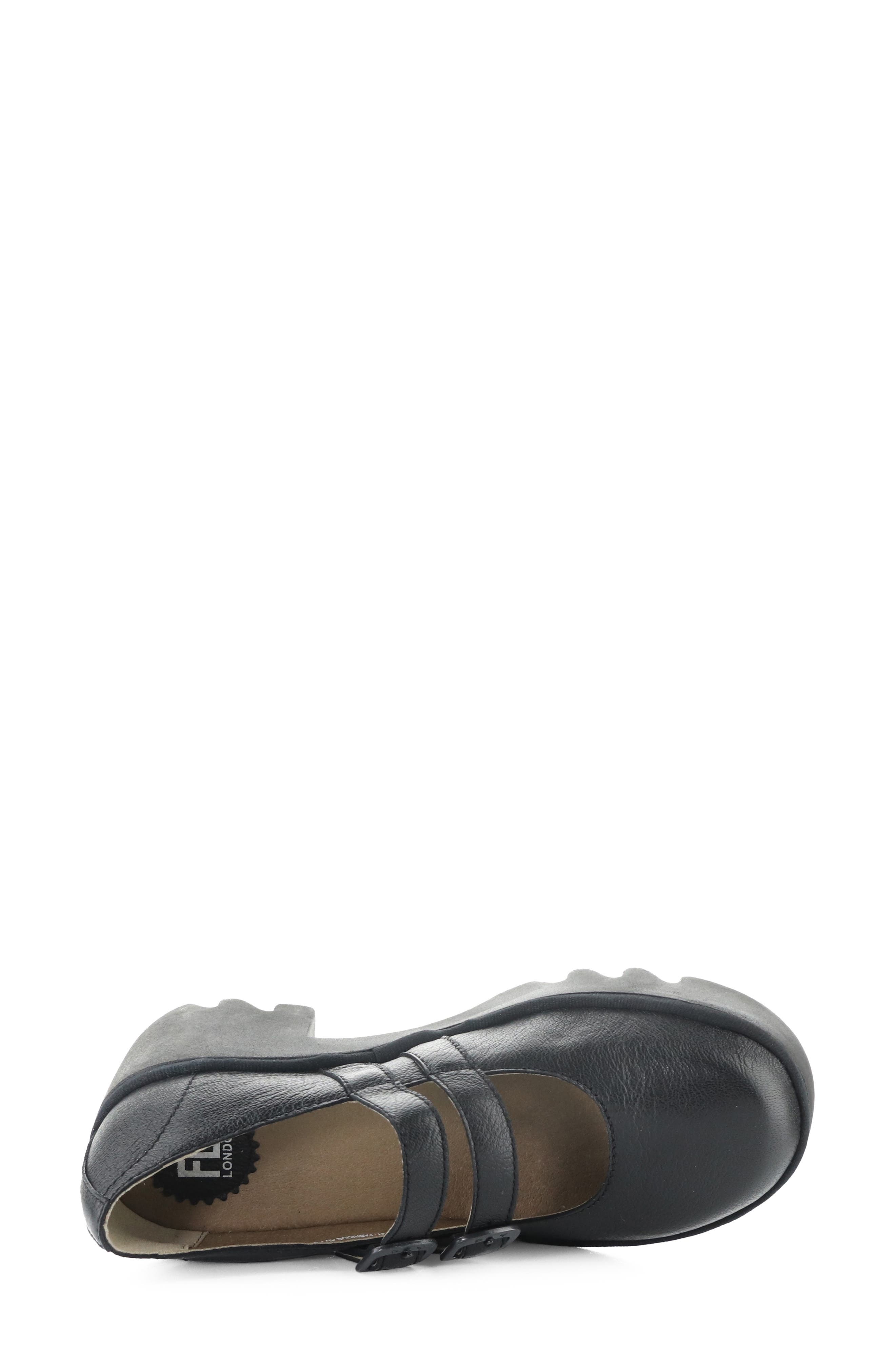 Tibu Leather Mary Jane, Alternate, color, BLACK