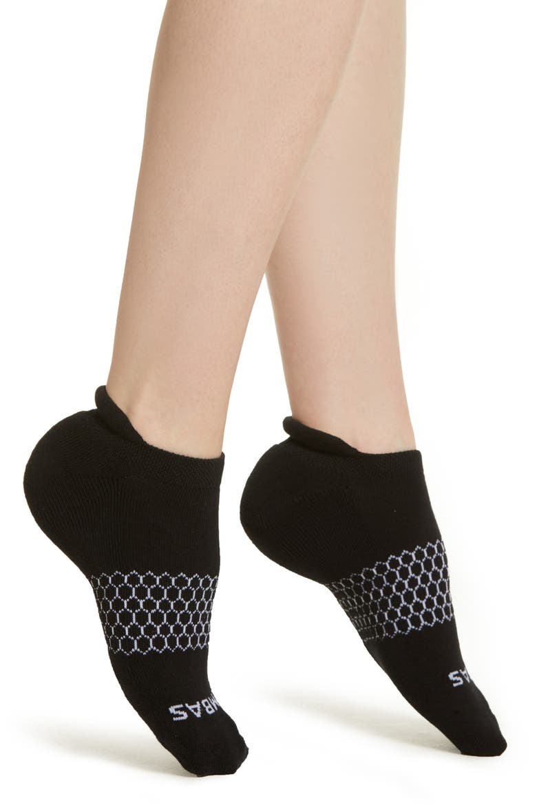 Solid Ankle Socks, Alternate, color, BLACK