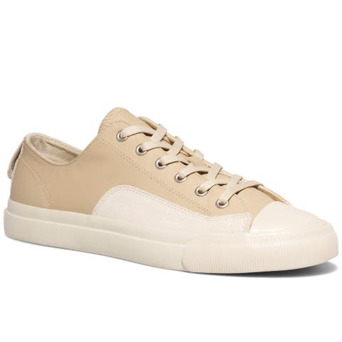 All-American Luxe Low-Top Leather & Suede Sneaker
