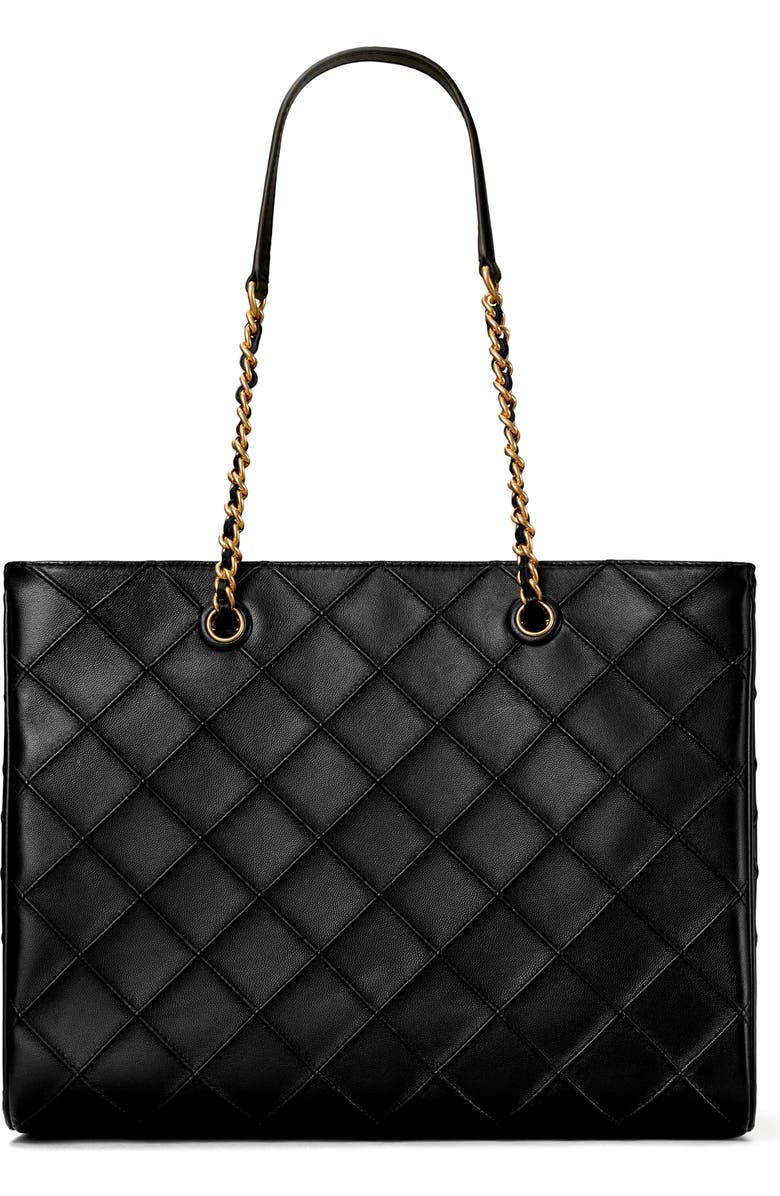Tory Burch Fleming Soft Quilted Leather Convertible Chain Tote, Alternate, color,
