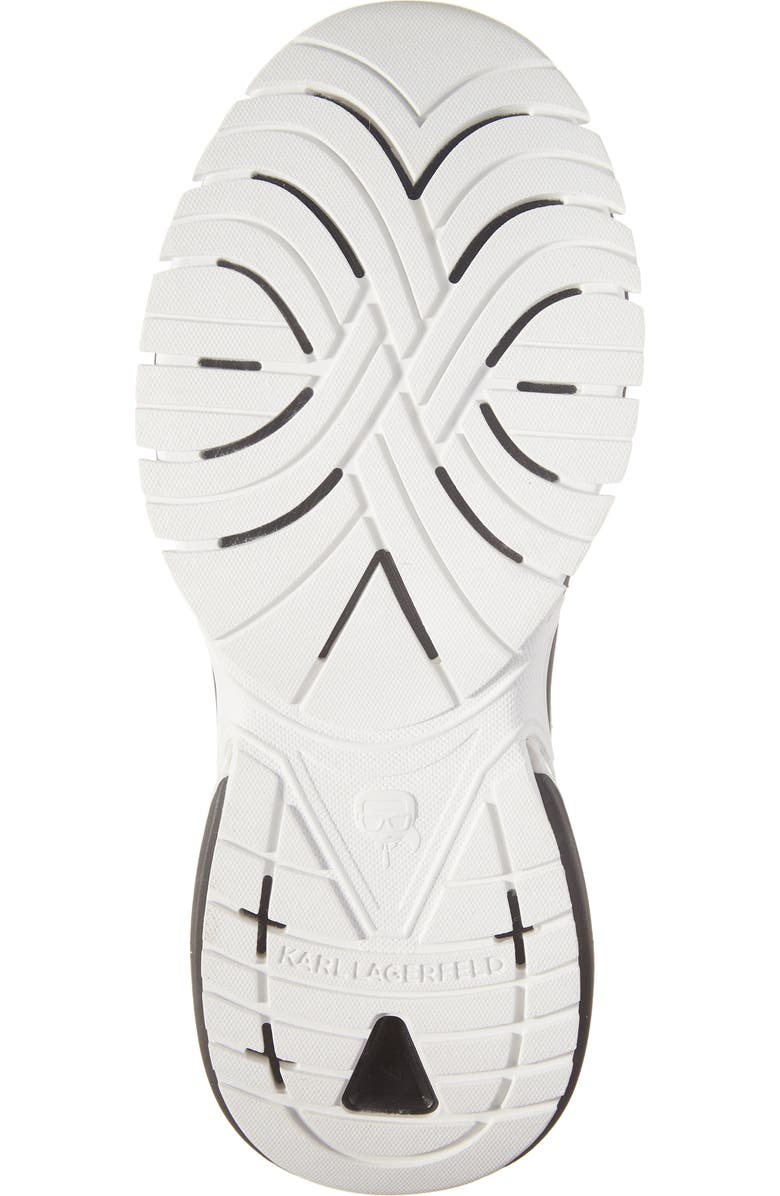 KARL LAGERFELD PARIS Colorblock Sneaker, Alternate, color, White