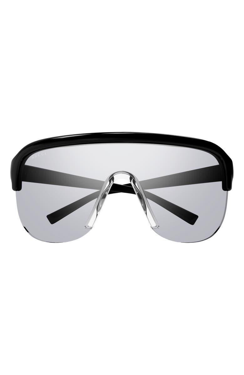 Gucci 99mm Oversize Mask Sunglasses, Main, color,