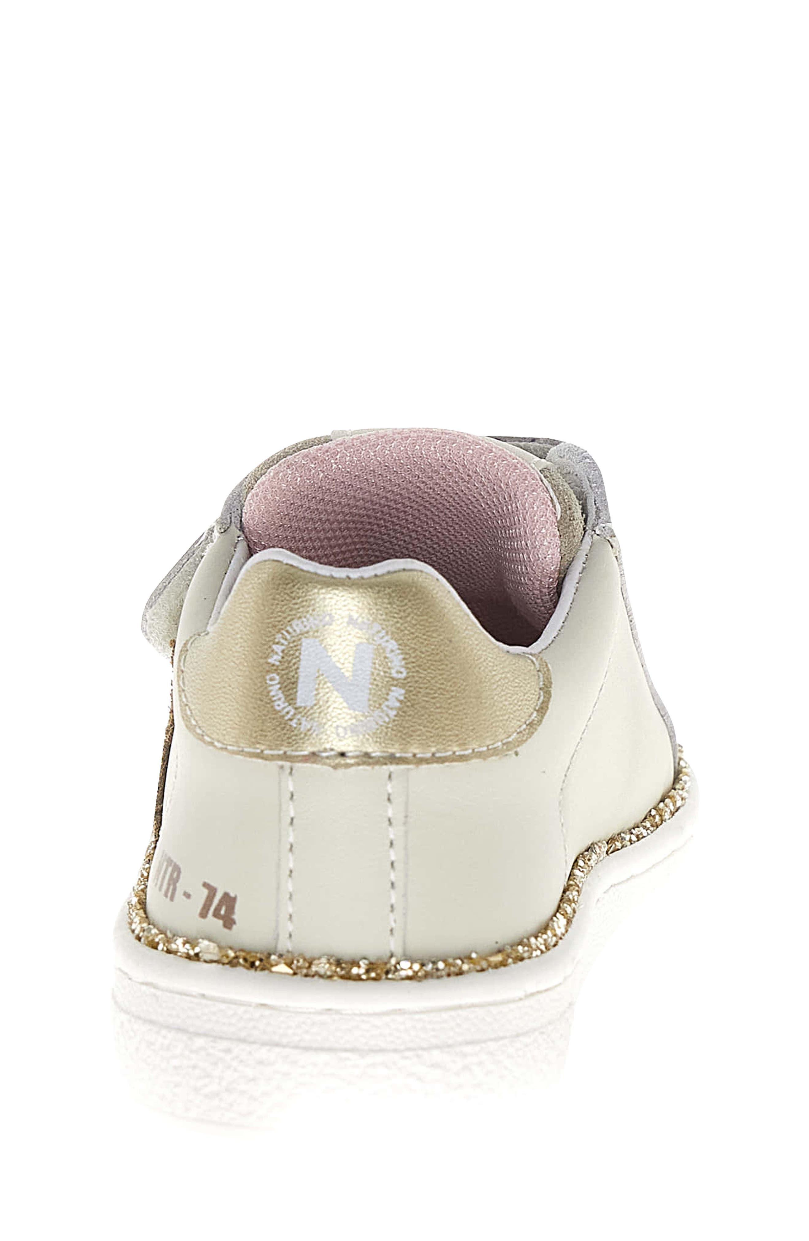 Naturino Pinn Sneaker, Alternate, color, Beige Milk Platinum