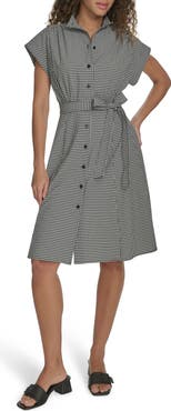 Calvin Klein Comm Check Shirtdress