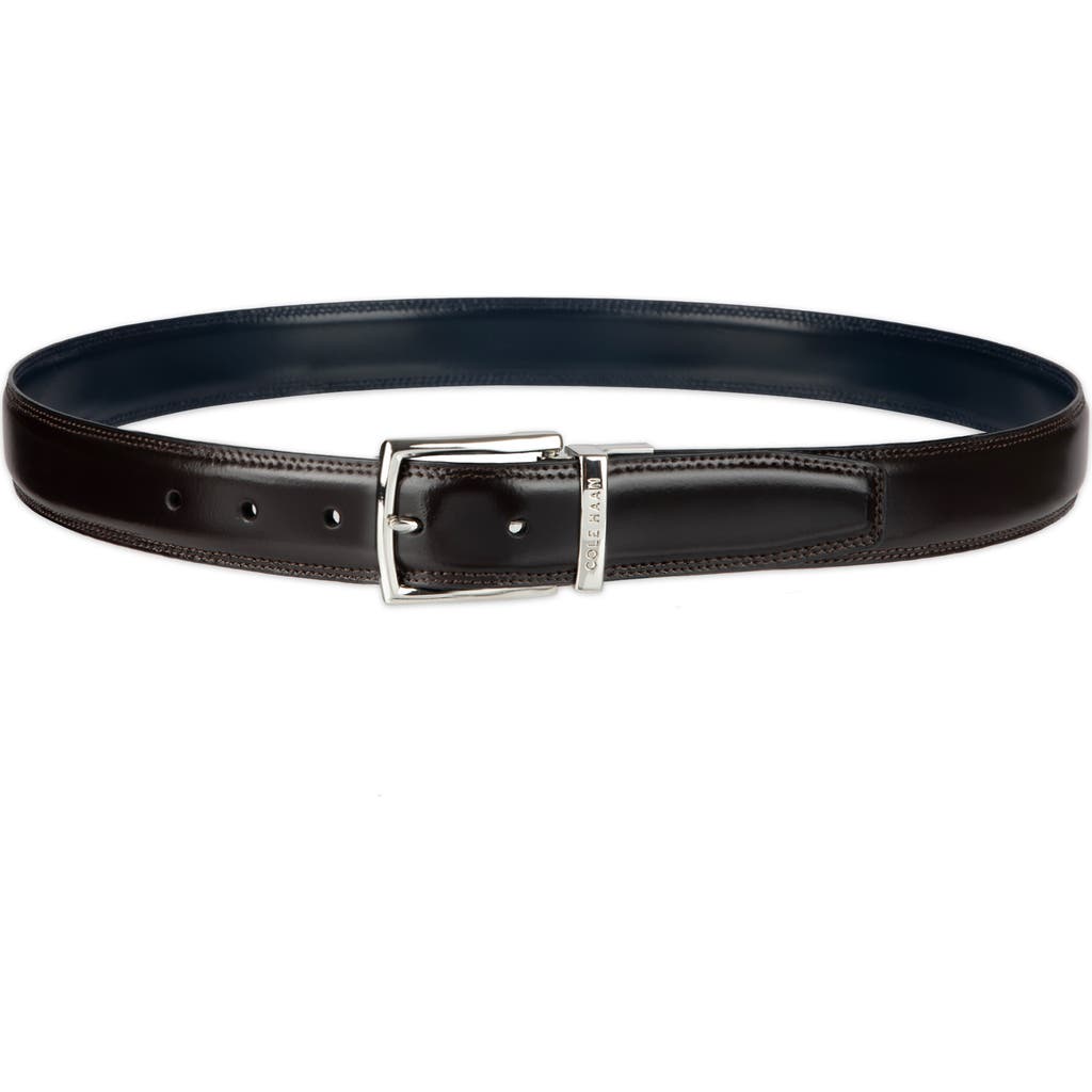 Cole Haan Reversible Leather Belt In Brown