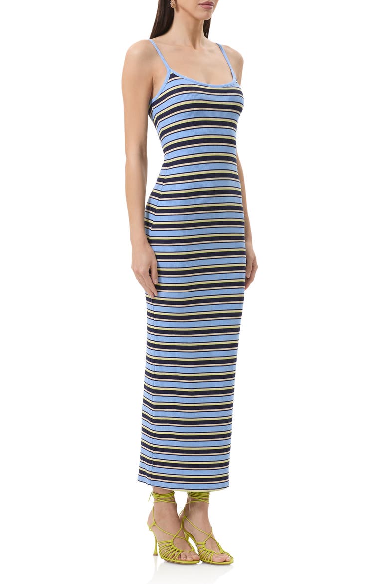 Ashlyn Cozy Rib Body-Con Midi Dress, Alternate, color, IRIS STRIPE