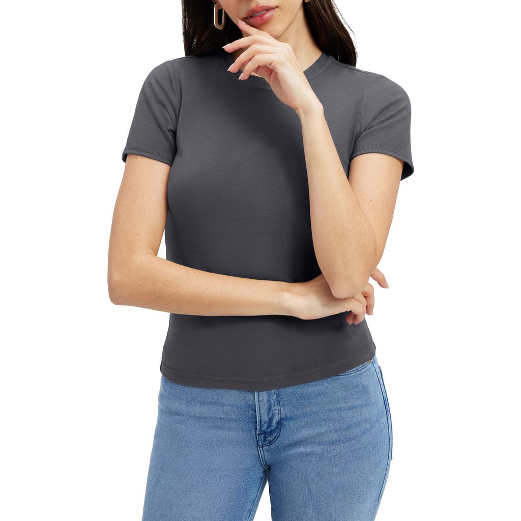 GOOD AMERICAN GOOD AMERICAN SUPER STRETCH BABY TEE