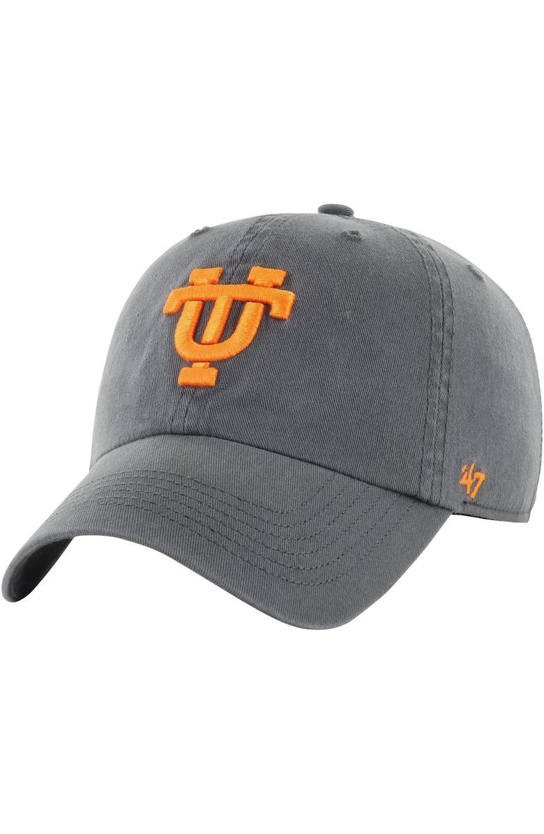 '47 Men's '47 Charcoal Tennessee Volunteers Franchise Fitted Hat, Main, color, 
