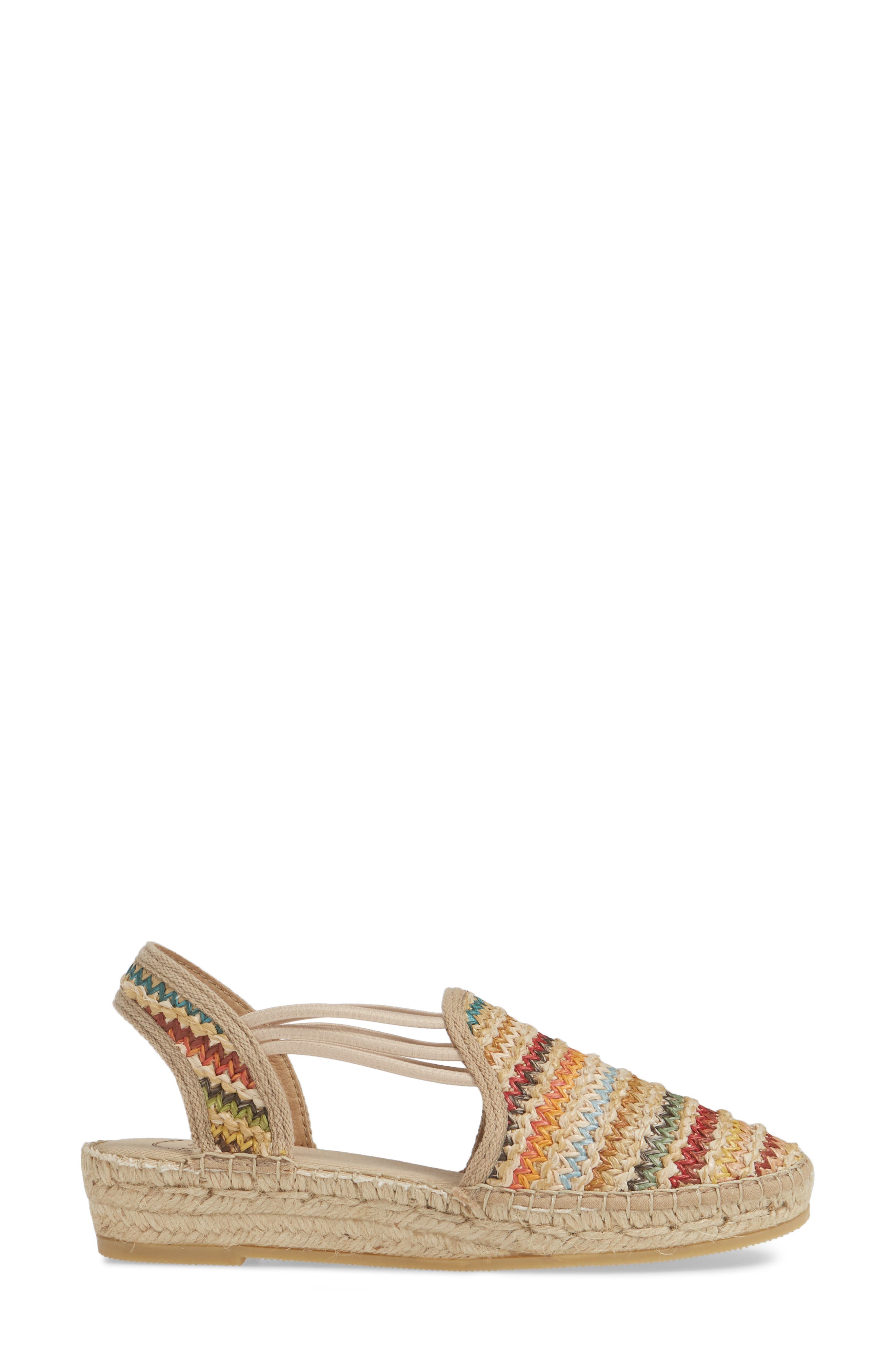 Toni Pons Noa Espadrille Flat, Alternate, color, Multi Fabric