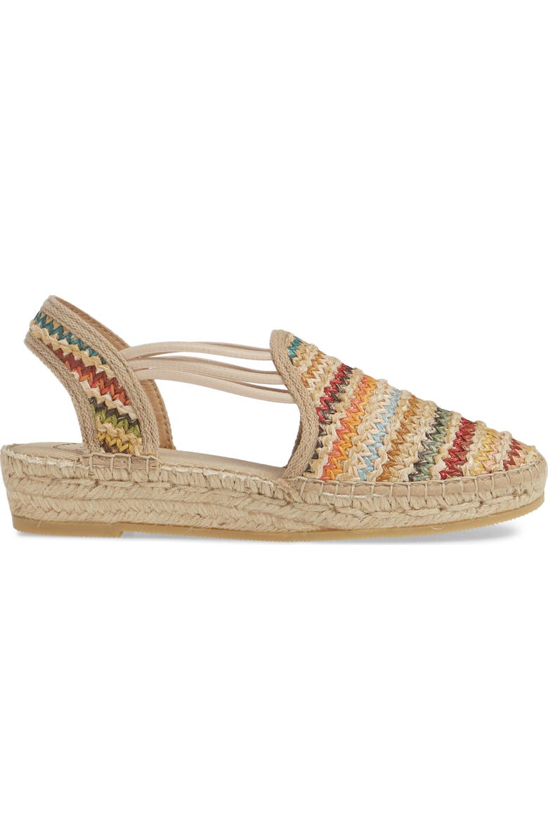Toni Pons Noa Espadrille Flat, Alternate, color, Multi Fabric