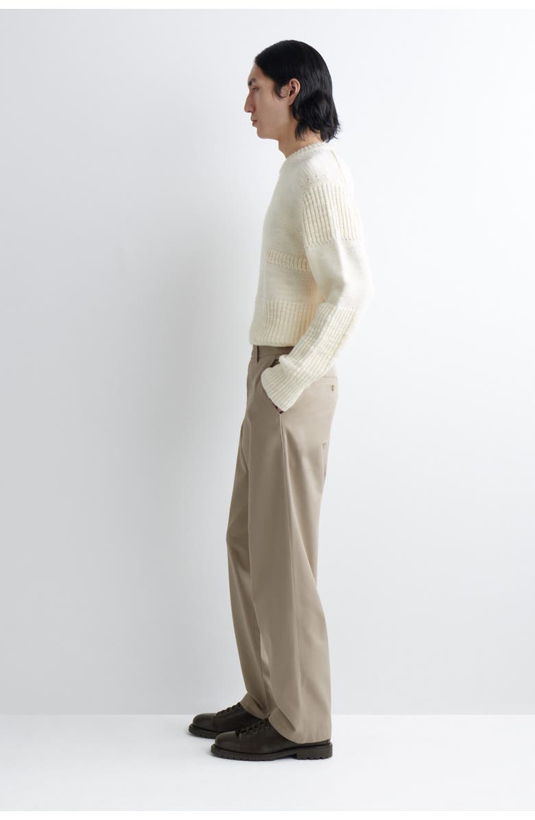 COS Cotton Straight-Leg Chinos, Alternate, color, Beige